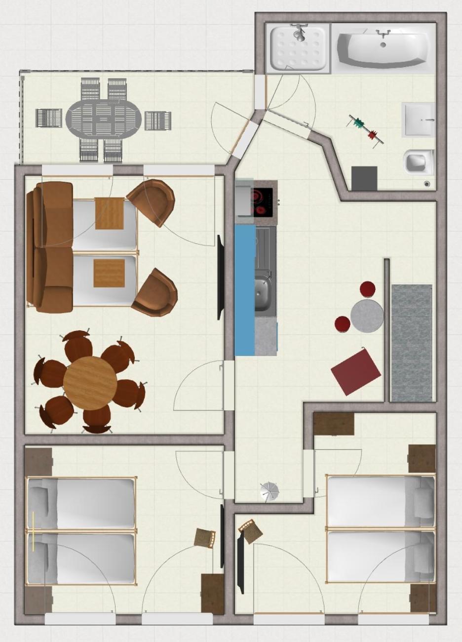 H&H Apartments Im Herzen Der Stadt In Der Lange Strasse Geraeumig Ruhig Mit Kueche Und Esstisch Greifswald Zewnętrze zdjęcie